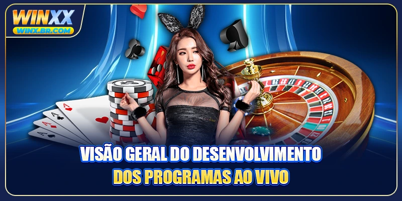 Visão geral do desenvolvimento dos programas ao vivo